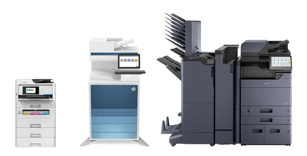 HP, Epson, and Kyocera printers