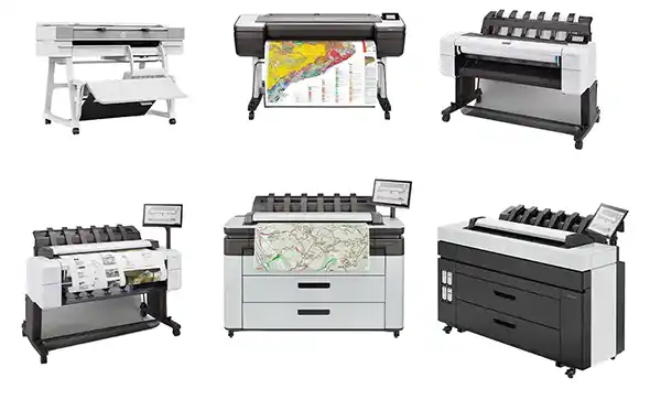 HP DesignJet, DesignJet XL, and PageWide XL Wide Format Printers
